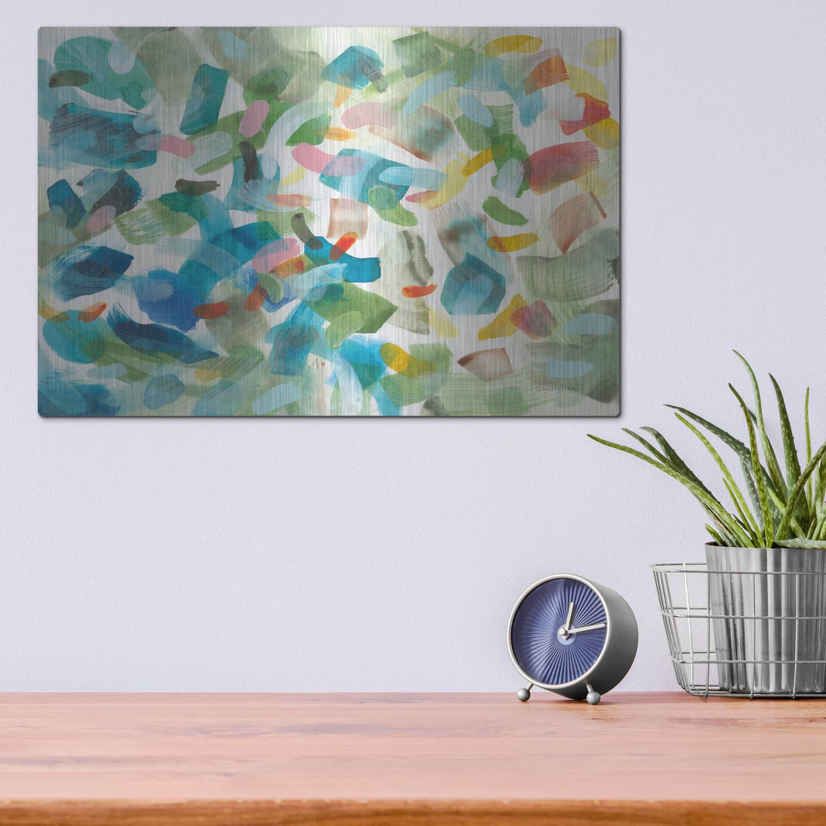 'Life Of Color 1' by Danhui Nai – Metal Wall Art, 16x12 room view