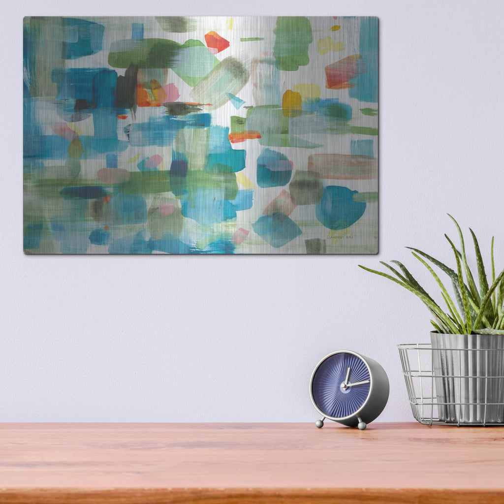'Life Of Color 2' by Danhui Nai – Metal Wall Art, 16x12 room view