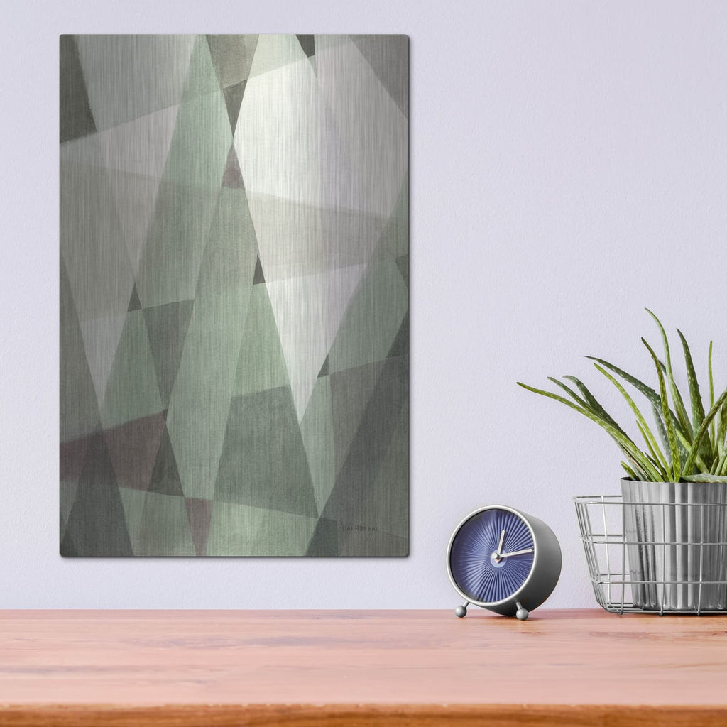 'Light Angle 2 Reseda' by Danhui Nai – Metal Wall Art, 12x16 room view