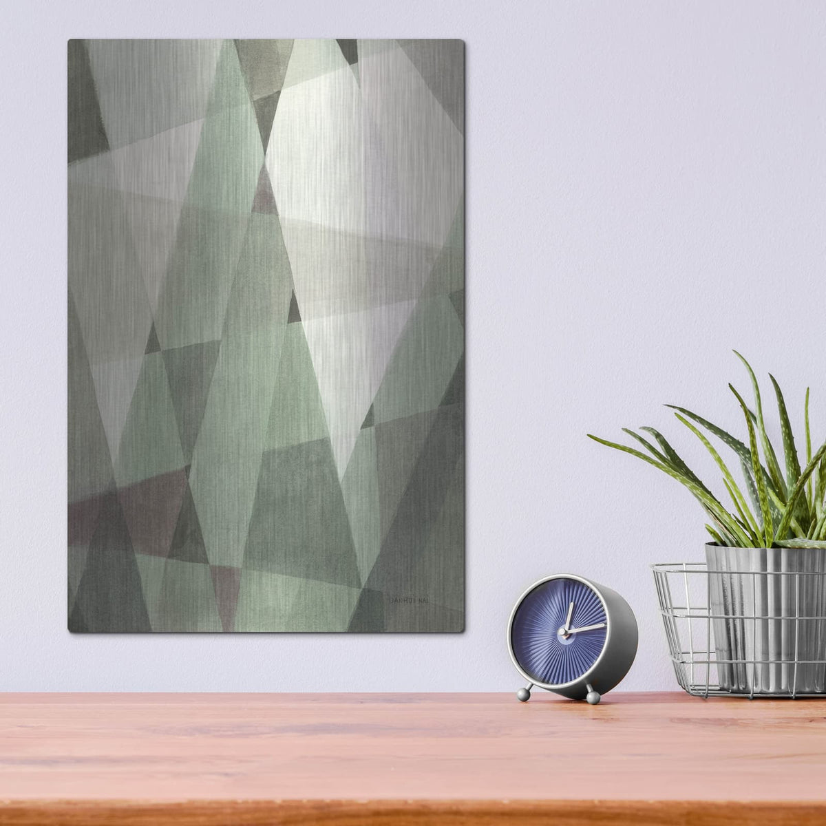 'Light Angle 2 Reseda' by Danhui Nai – Metal Wall Art, 12x16 room view