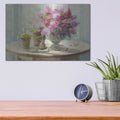 'Lilacs Still Life' by Danhui Nai – Metal Wall Art, 16x12 room view