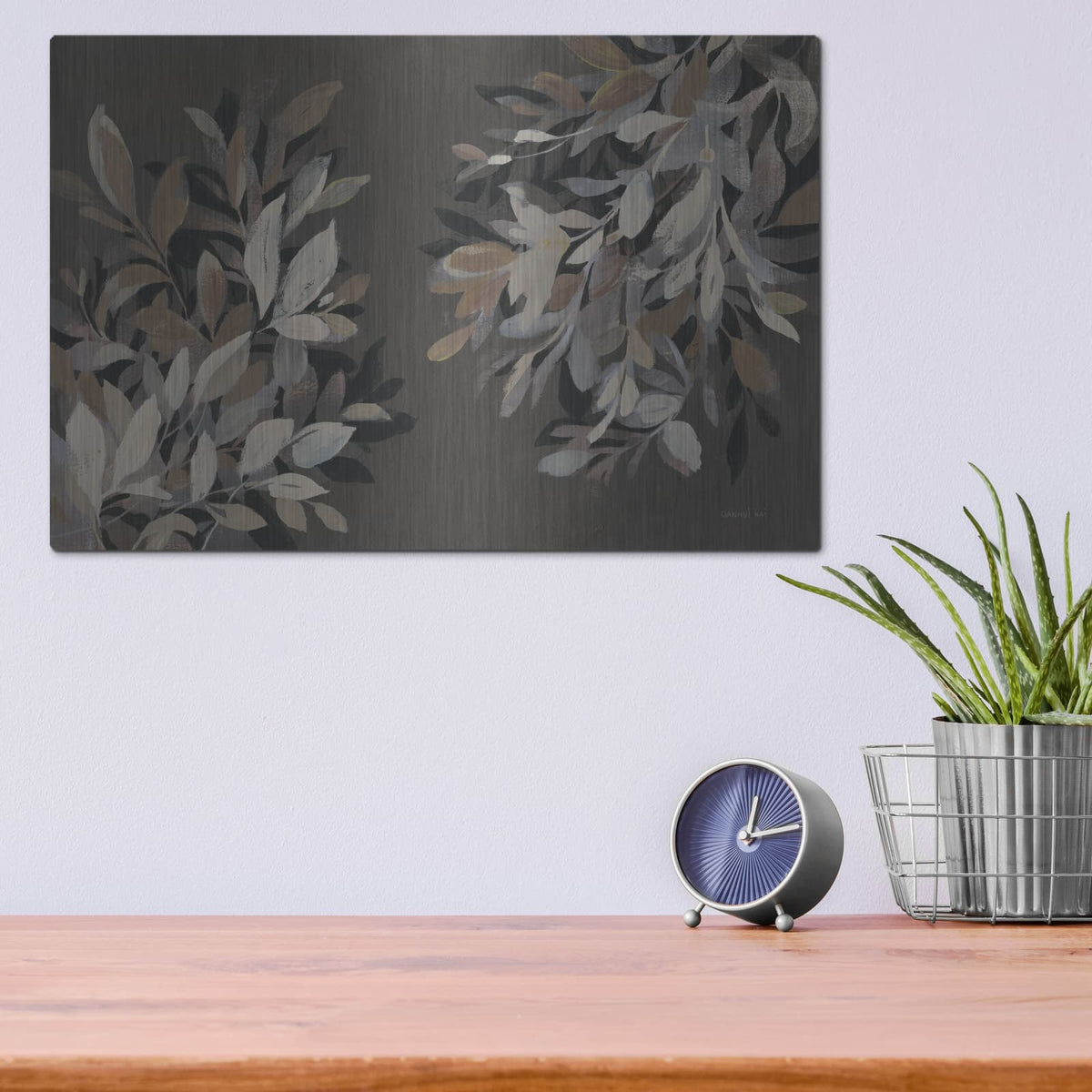 'Lively Branches' by Danhui Nai – Metal Wall Art, 16x12 room view