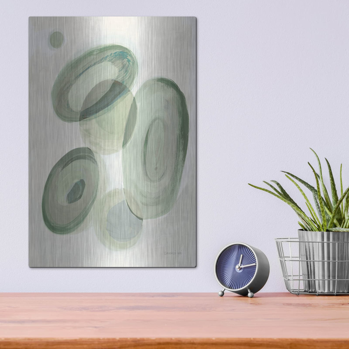 'Middle Of One Hundred 2 Reseda' by Danhui Nai – Metal Wall Art, 12x16 room view