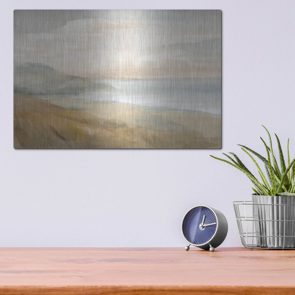 'Misty On The Headlands' by Danhui Nai – Metal Wall Art, 16x12 room view