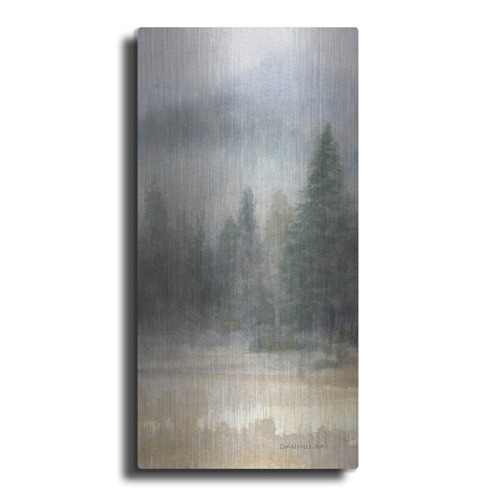 'Misty Pines Panel 1' by Danhui Nai – Metal Wall Art