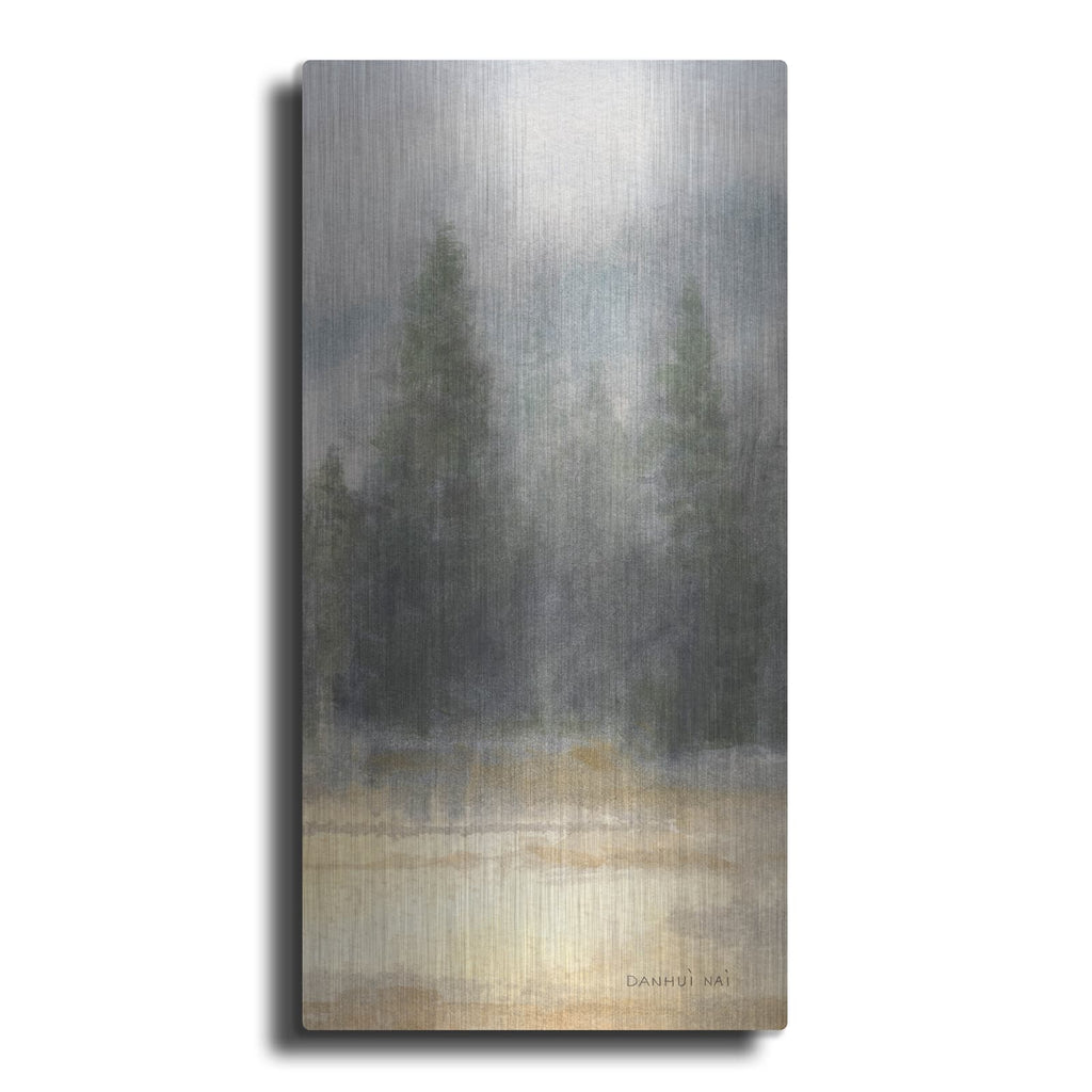 'Misty Pines Panel 2' by Danhui Nai – Metal Wall Art