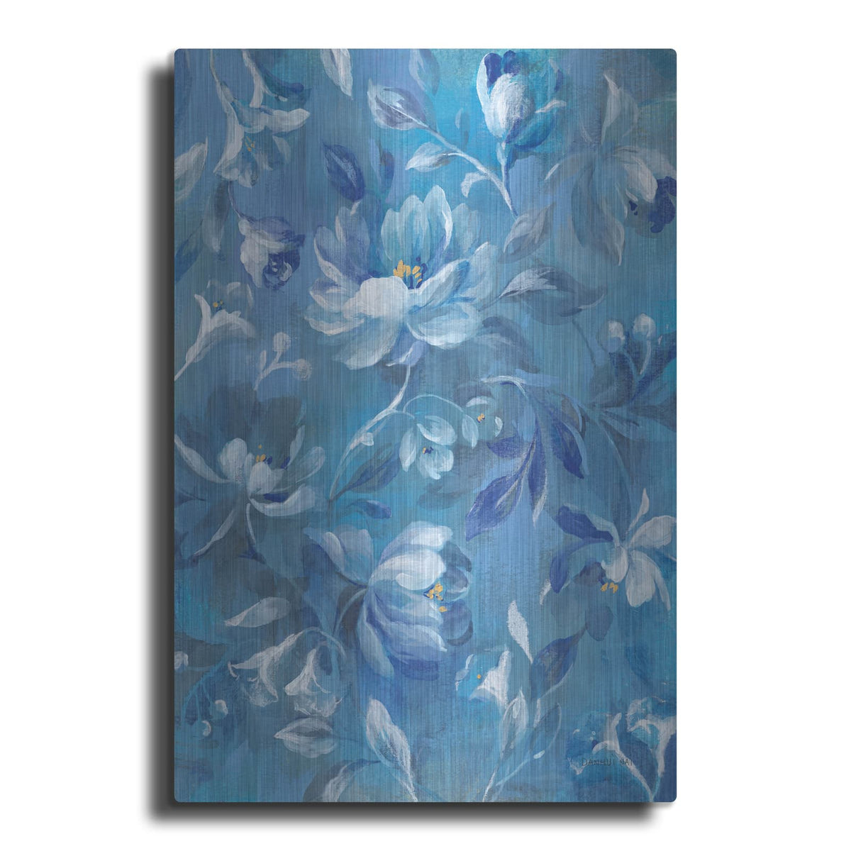 'Modern Brocade 1' by Danhui Nai – Metal Wall Art