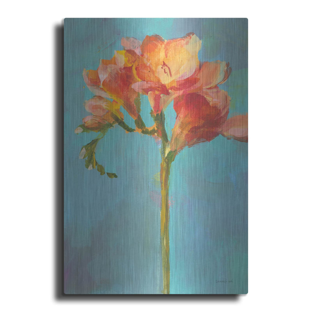 'Modern Floral 2' by Danhui Nai – Metal Wall Art
