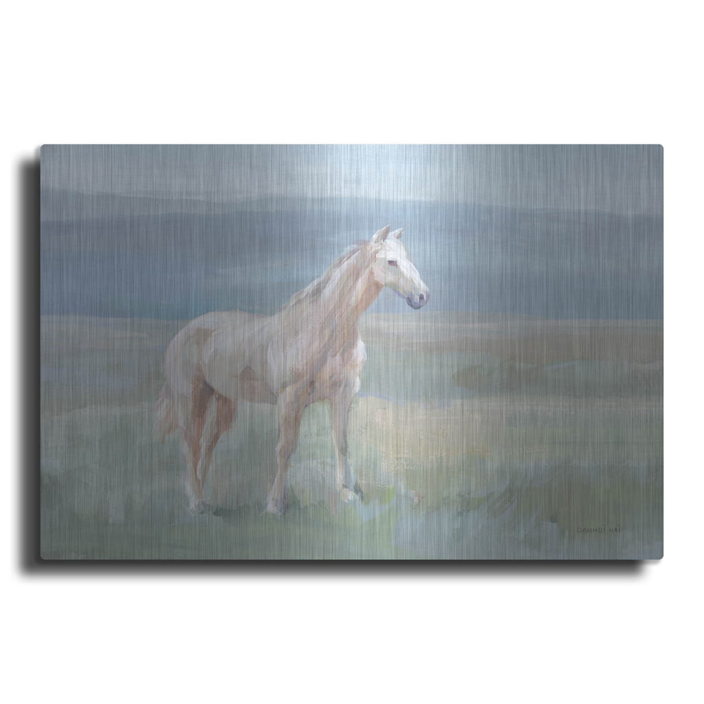 'Mountain Mare Landscape' by Danhui Nai – Metal Wall Art