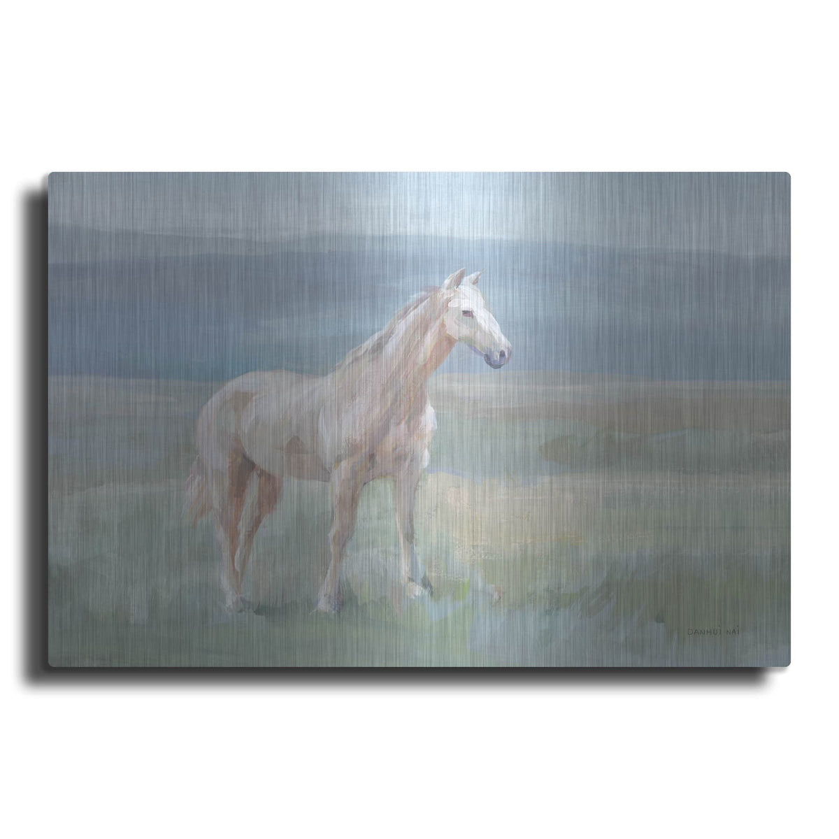'Mountain Mare Landscape' by Danhui Nai – Metal Wall Art