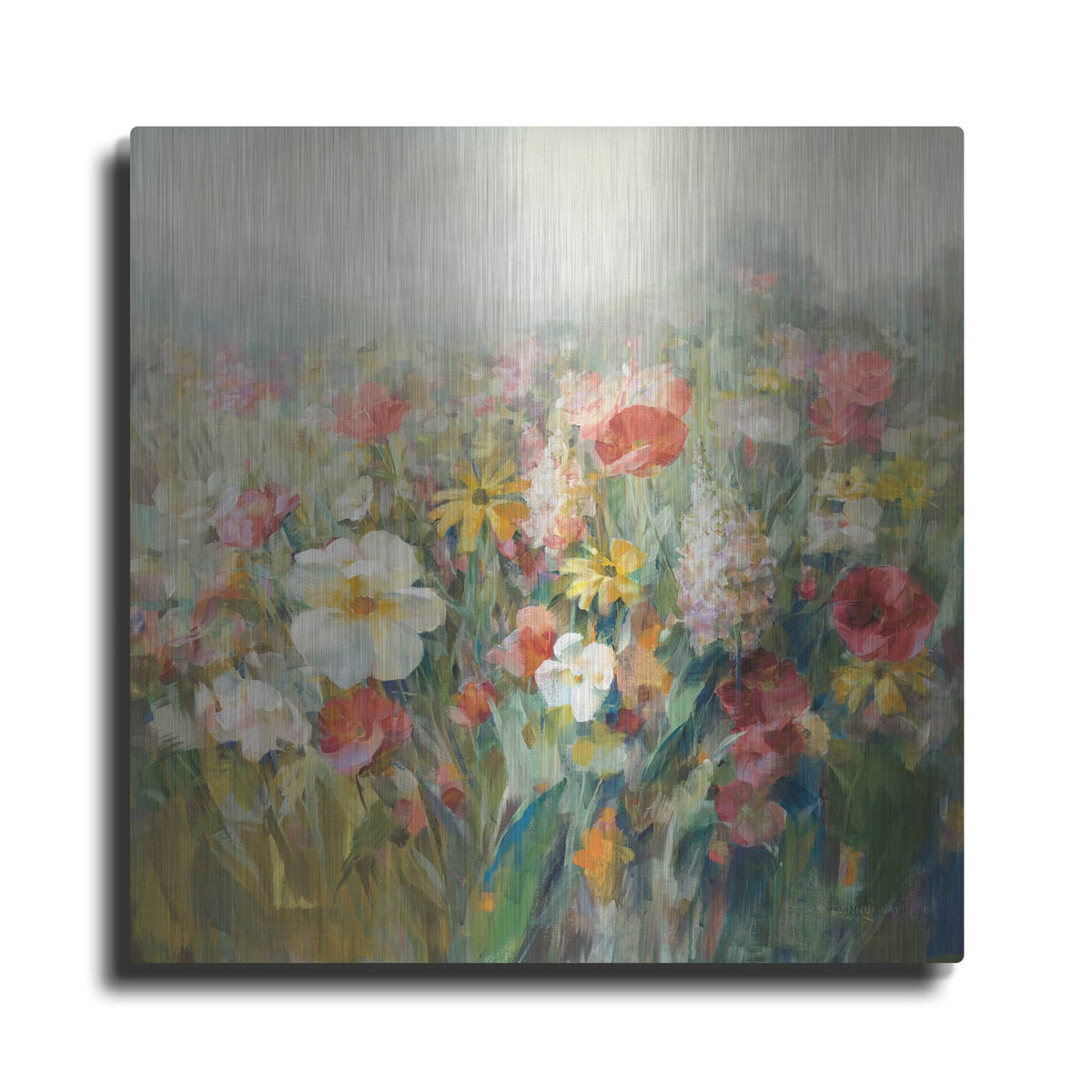 'Mountain Meadows Autumn' by Danhui Nai – Metal Wall Art