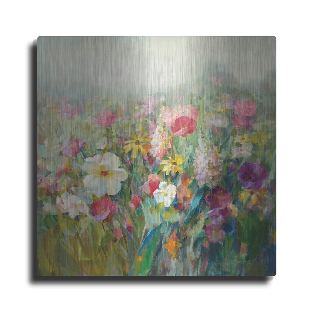 'Mountain Meadows' by Danhui Nai – Metal Wall Art