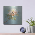 'Natural Detail 1 Blue' by Danhui Nai – Metal Wall Art, 12x12 room view