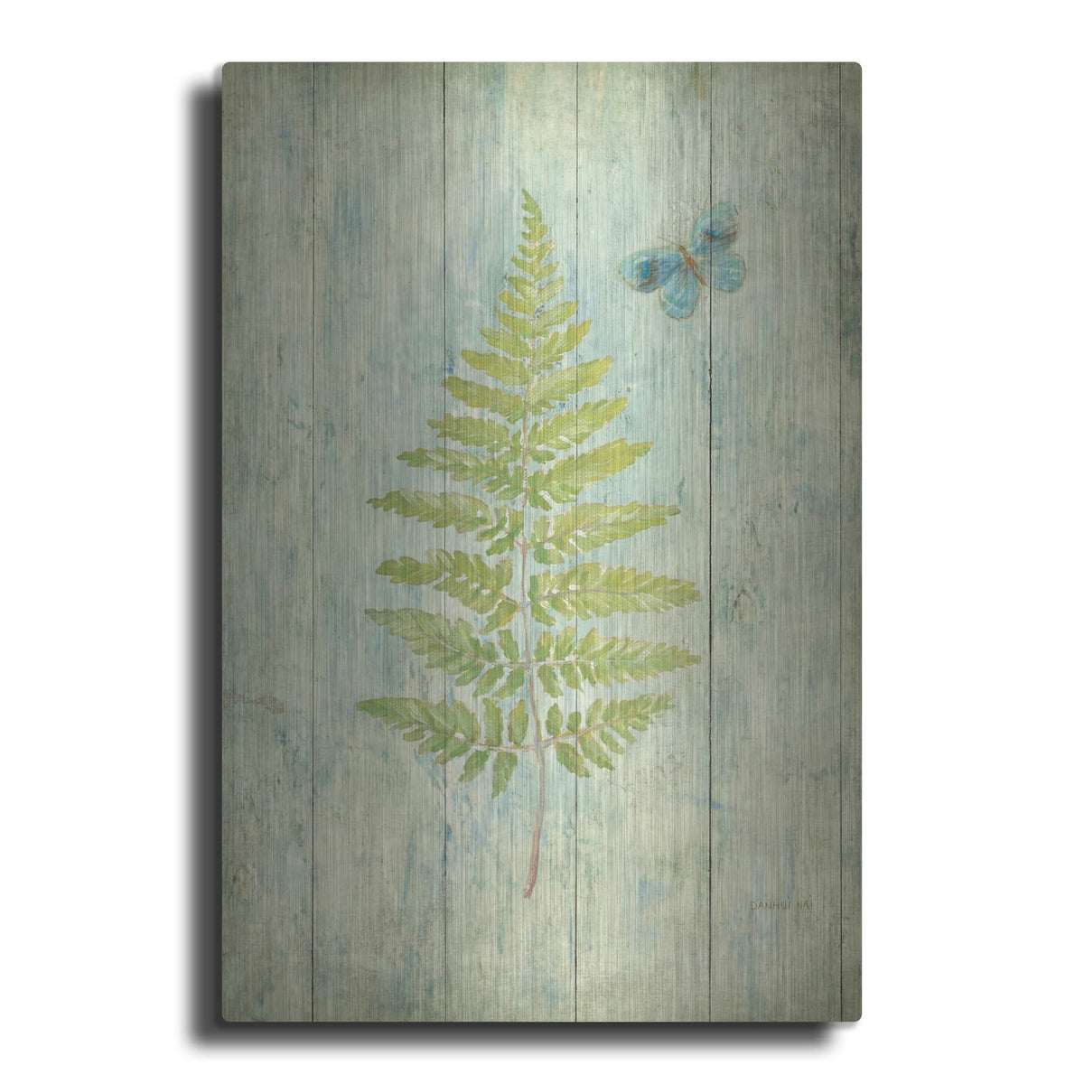 'Natural Floral 13 Butterfly' by Danhui Nai – Metal Wall Art