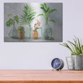 'Natural Riches 1 Clear Vase No Pampas' by Danhui Nai – Metal Wall Art, 16x12 room view