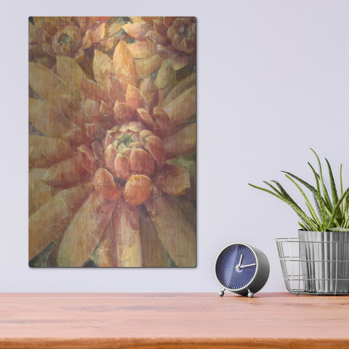 'Nature Delight 2' by Danhui Nai – Metal Wall Art, 12x16 room view