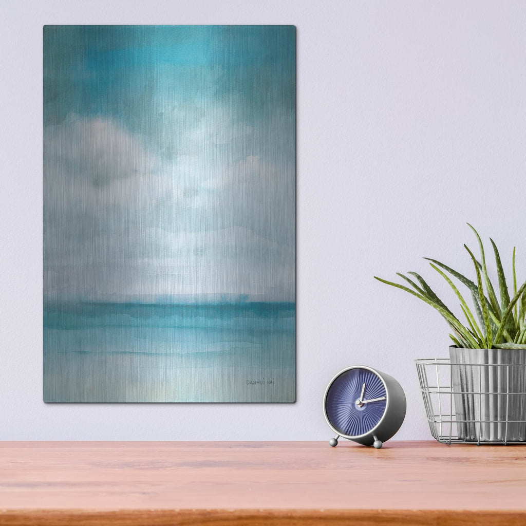 'Ocean Breeze' by Danhui Nai – Metal Wall Art, 12x16 room view