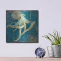 'Ocean Octopus' by Danhui Nai – Metal Wall Art, 12x12 room view
