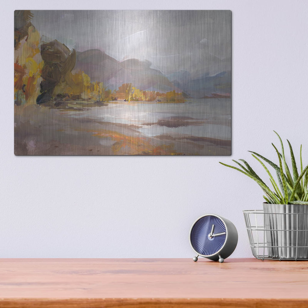 'October Coast' by Danhui Nai – Metal Wall Art, 16x12 room view
