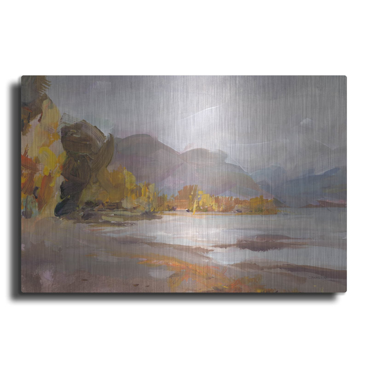 'October Coast' by Danhui Nai – Metal Wall Art