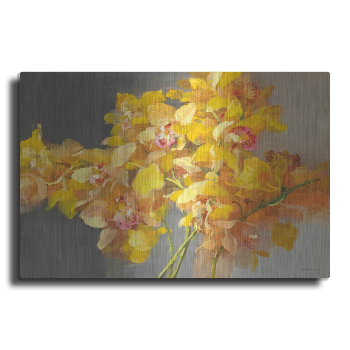 'Orchid Dreaming' by Danhui Nai – Metal Wall Art