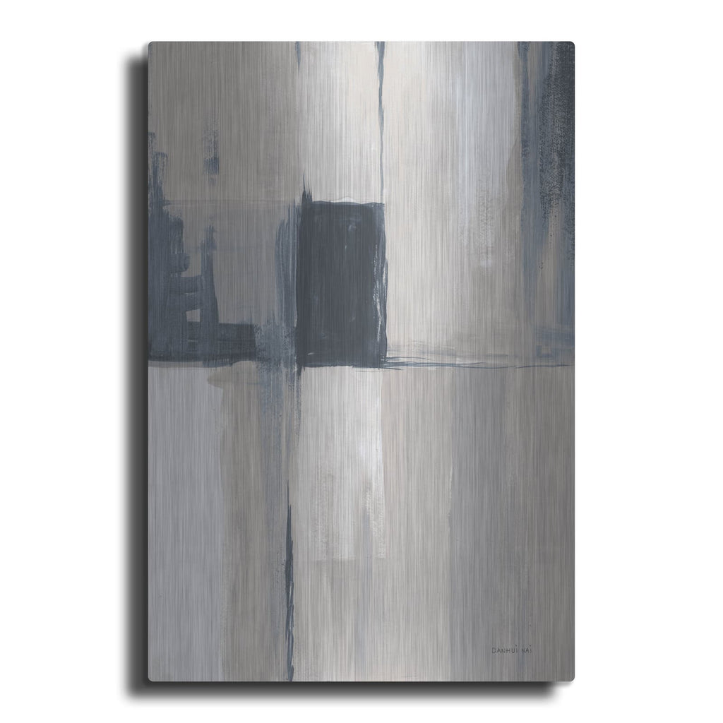 'Overlay 2 Blue' by Danhui Nai – Metal Wall Art