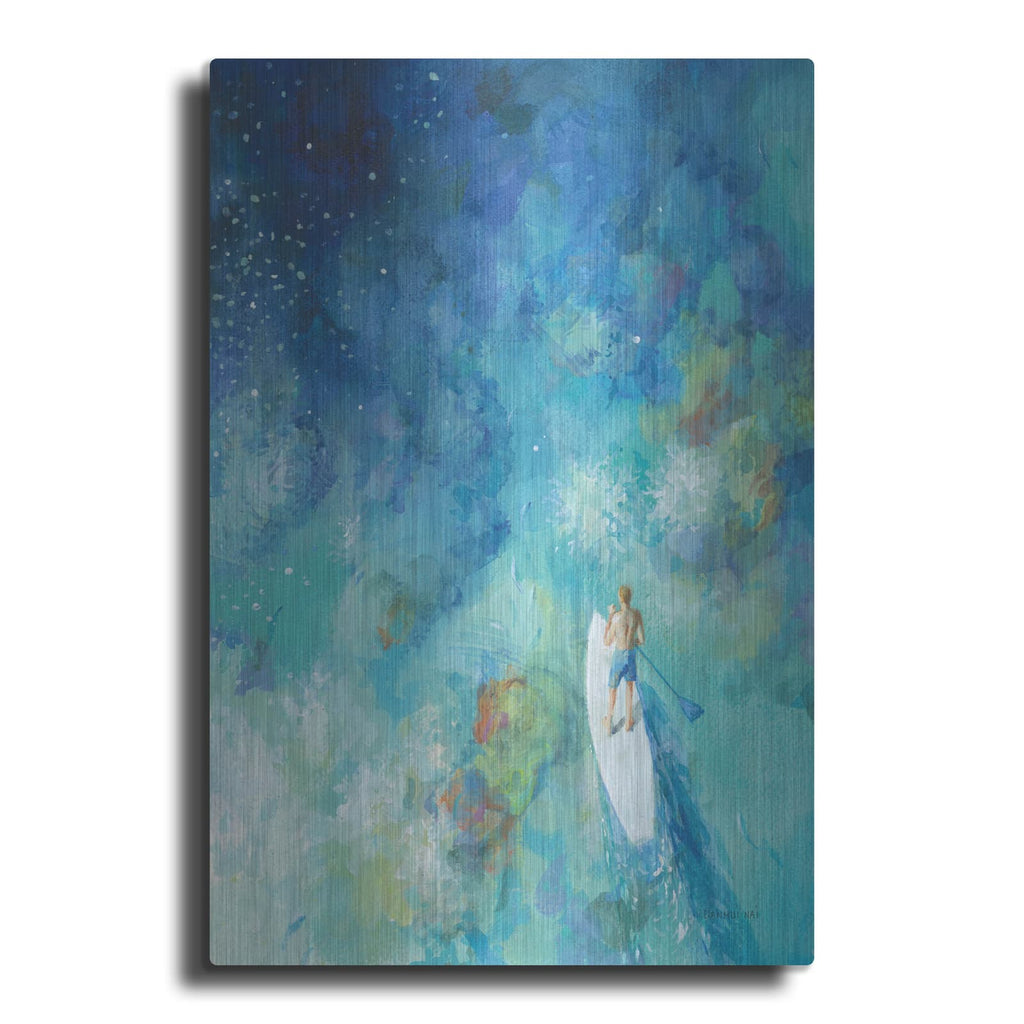 'Paddle Board Exploring 2 C' by Danhui Nai – Metal Wall Art