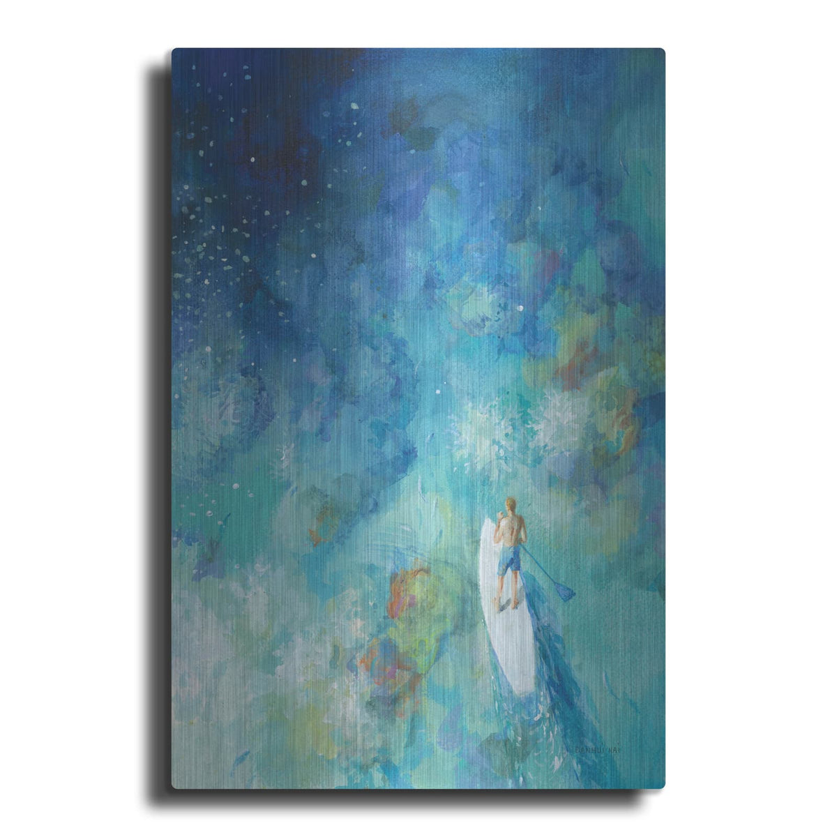 'Paddle Board Exploring 2' by Danhui Nai – Metal Wall Art