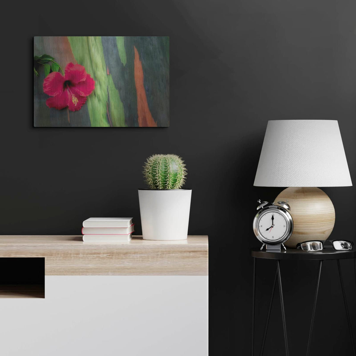 'Hibiscus' by Dennis Frates – Metal Wall Art, 24x16 room view