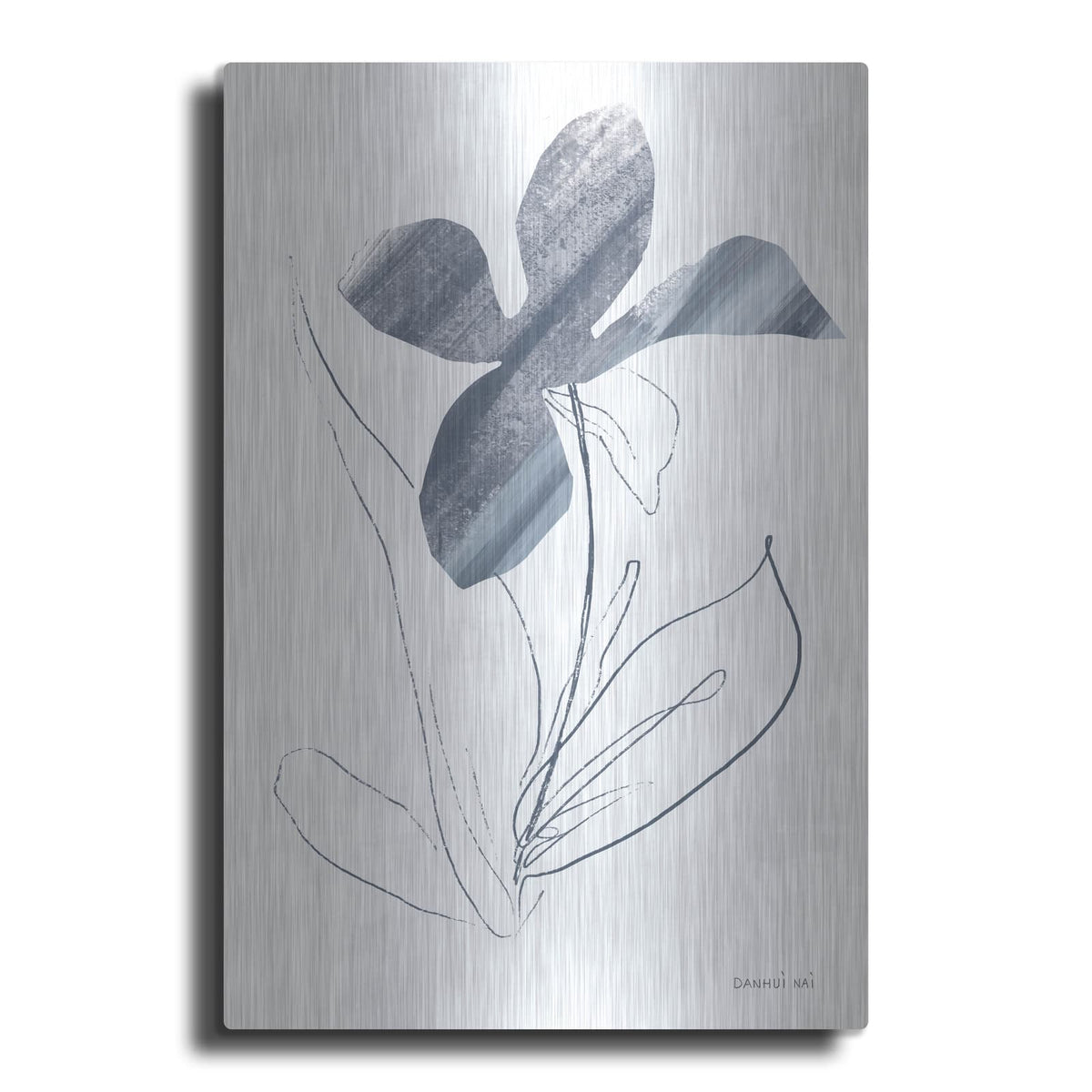 'Paradise 2 Blue' by Danhui Nai – Metal Wall Art