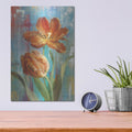 'Parrot Tulips 2' by Danhui Nai – Metal Wall Art, 12x16 room view