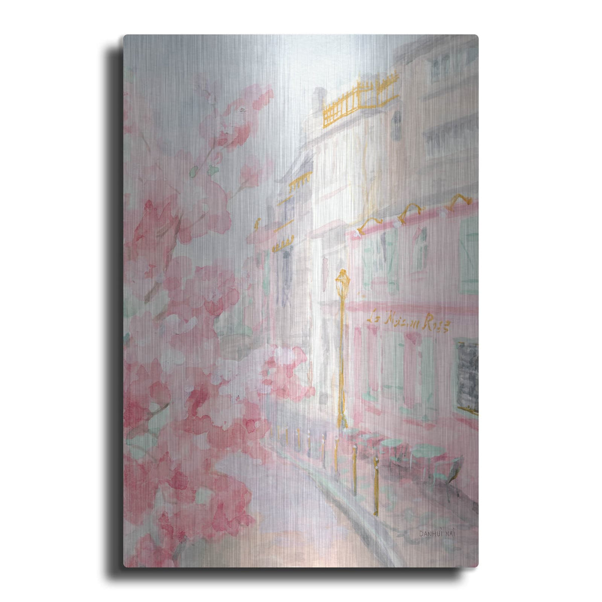 'Pastel Paris 2 C' by Danhui Nai – Metal Wall Art