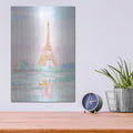 'Pastel Paris 5 C' by Danhui Nai – Metal Wall Art, 12x16 room view