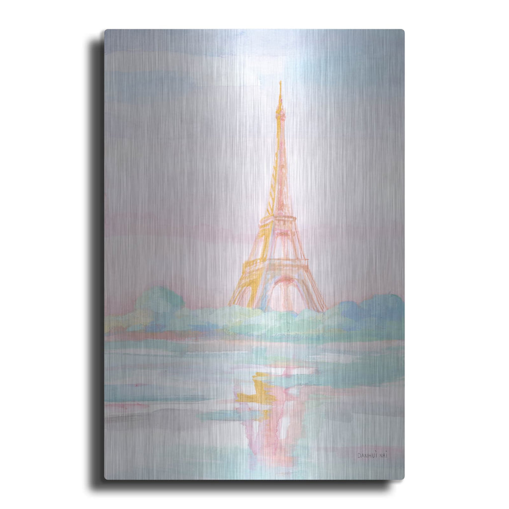 'Pastel Paris 5 C' by Danhui Nai – Metal Wall Art