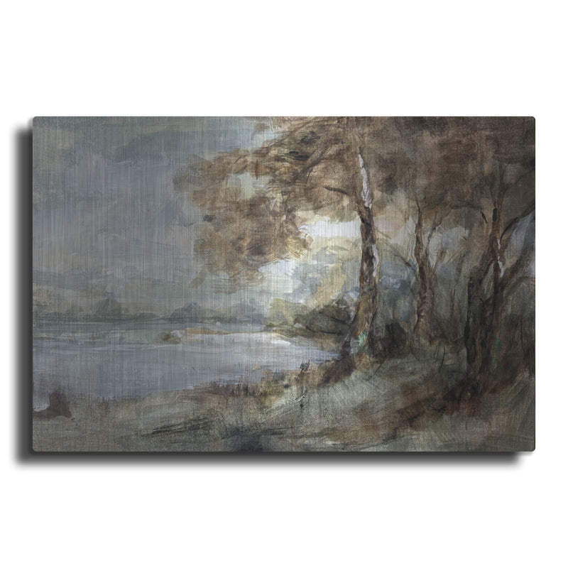 'Peaceful Lake' by Danhui Nai – Metal Wall Art