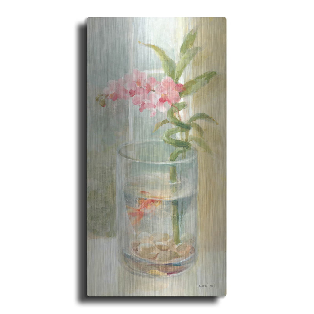 'Peaceful Orchid 2' by Danhui Nai – Metal Wall Art