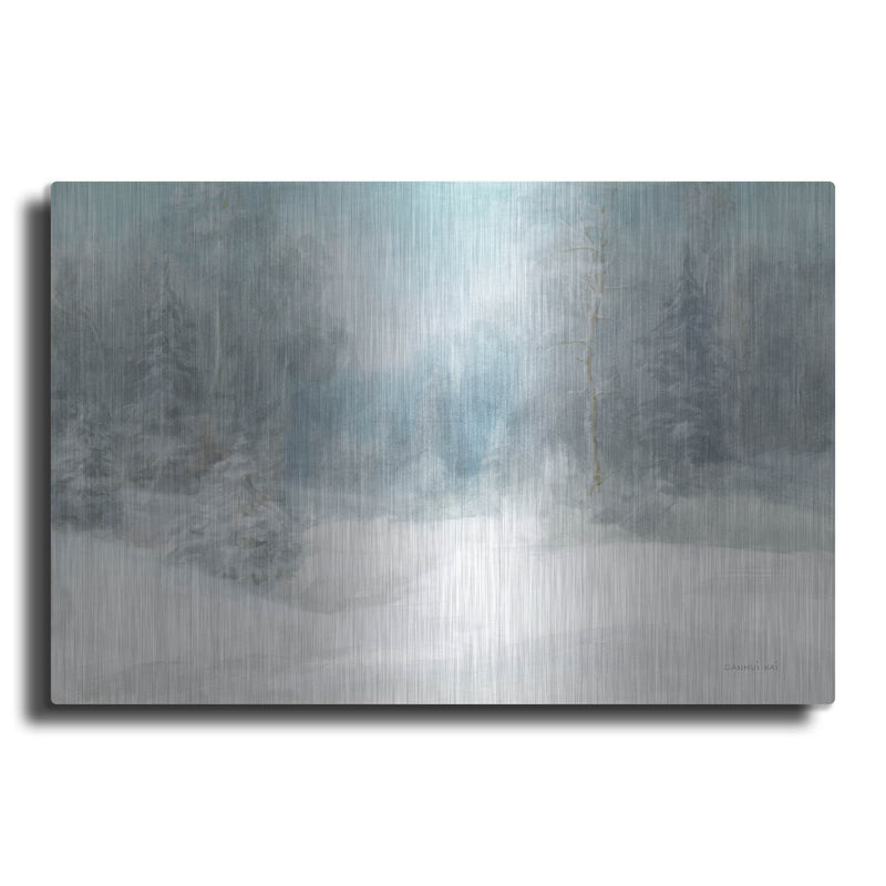 'Peaceful Winter' by Danhui Nai – Metal Wall Art