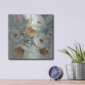 'Peach Blossoms' by Danhui Nai – Metal Wall Art, 12x12 room view