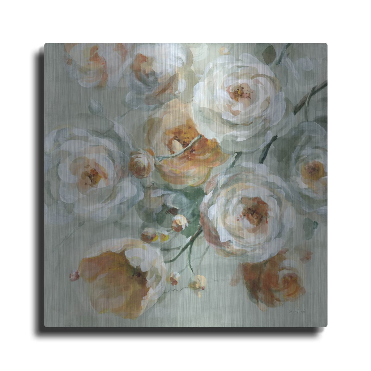 'Peach Blossoms' by Danhui Nai – Metal Wall Art