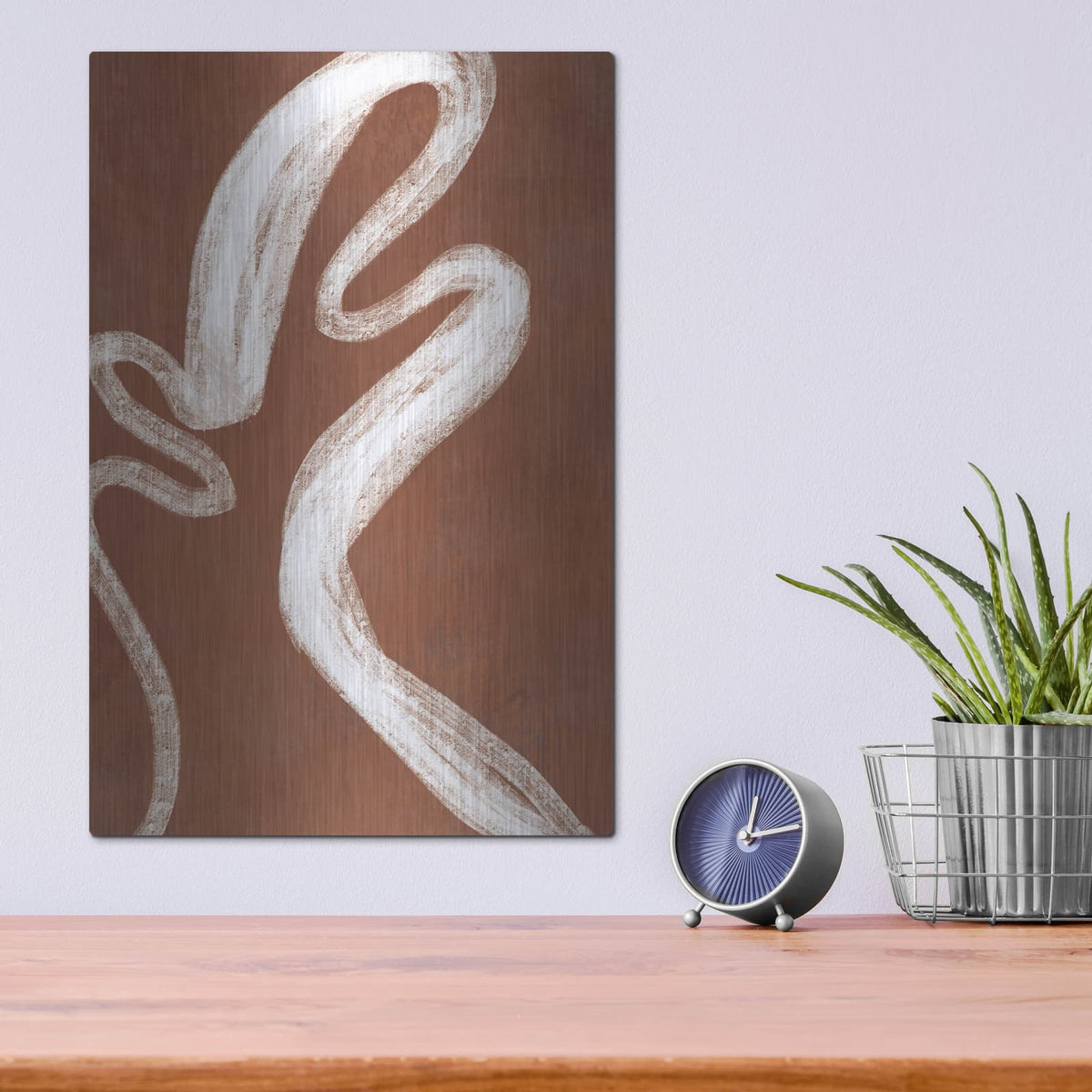 'Phantom Thread 2' by Danhui Nai – Metal Wall Art, 12x16 room view