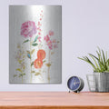 'Picket Fence Flowers 1' by Danhui Nai – Metal Wall Art, 12x16 room view