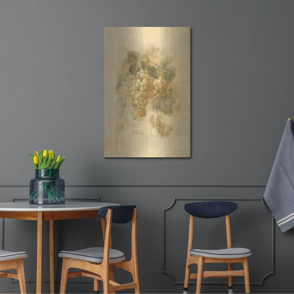 'Pinot Gris' by Danhui Nai – Metal Wall Art, 24x36 room view