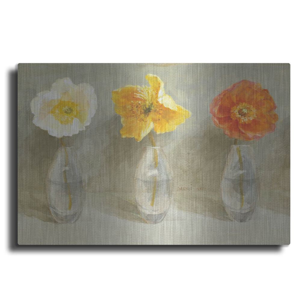 'Poppy Palette C' by Danhui Nai – Metal Wall Art