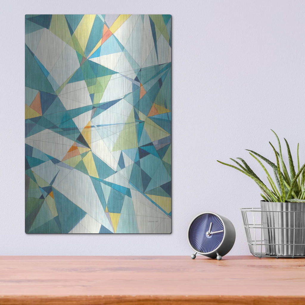 'Prism 1 Oasis' by Danhui Nai – Metal Wall Art, 12x16 room view