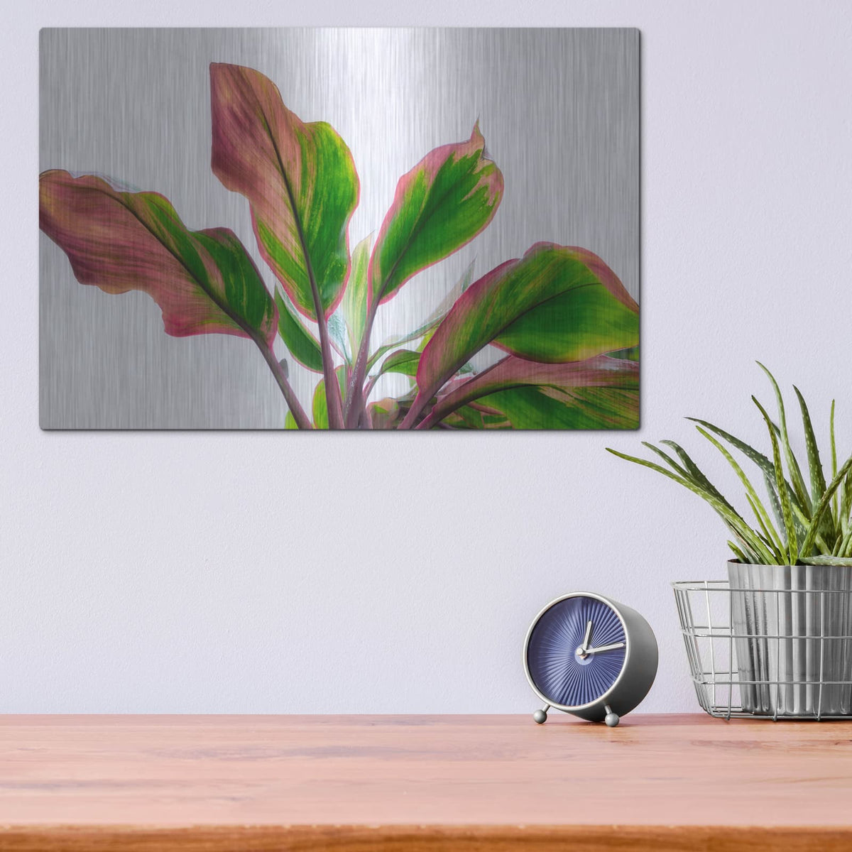 'Botanical' by Dennis Frates – Metal Wall Art, 16x12 room view