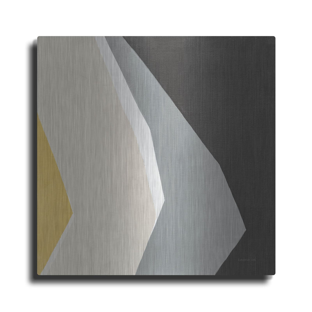 'Prismatic Yellow' by Danhui Nai – Metal Wall Art