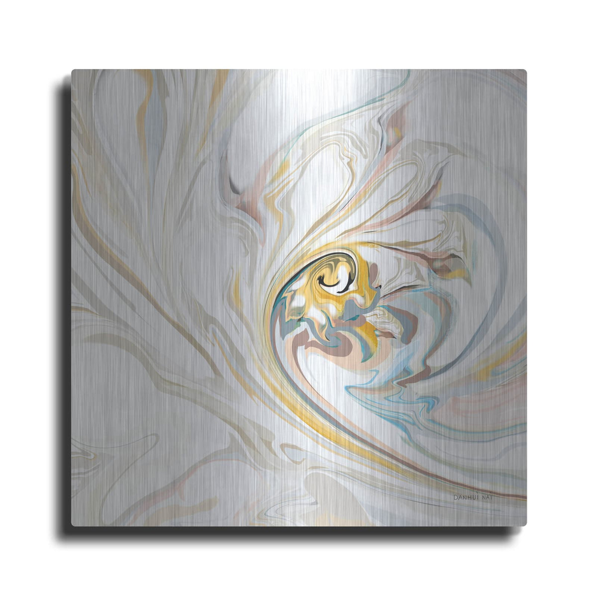 'Psychedelic Neutral 1' by Danhui Nai – Metal Wall Art