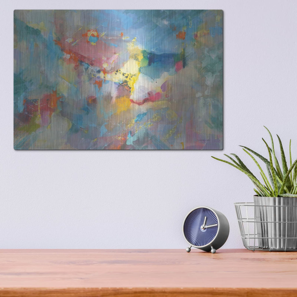 'Quasar' by Danhui Nai – Metal Wall Art, 16x12 room view