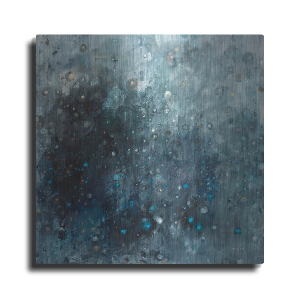 'Rain In Gray And Blue' by Danhui Nai – Metal Wall Art