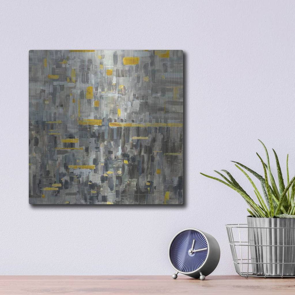'Reflections Square' by Danhui Nai – Metal Wall Art, 12x12 room view